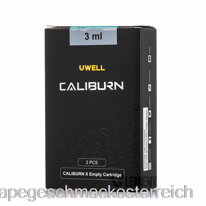 Uwell Caliburn X Ersatz-Pods, 3 Ml, Leerer Pod-Vape-Geschmack